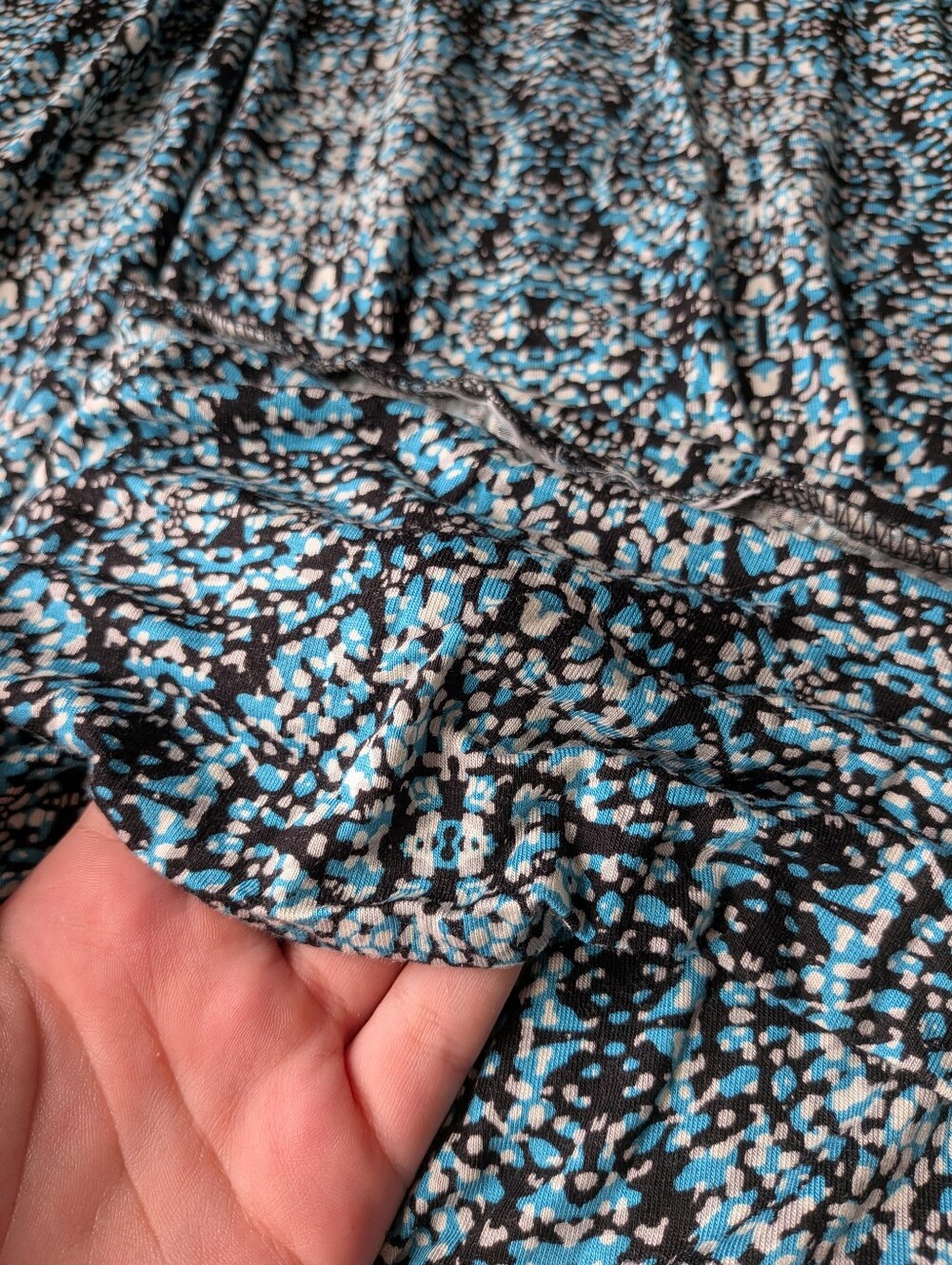 Vintage Fold Over Maxi Skirt - Picture 3 of 3